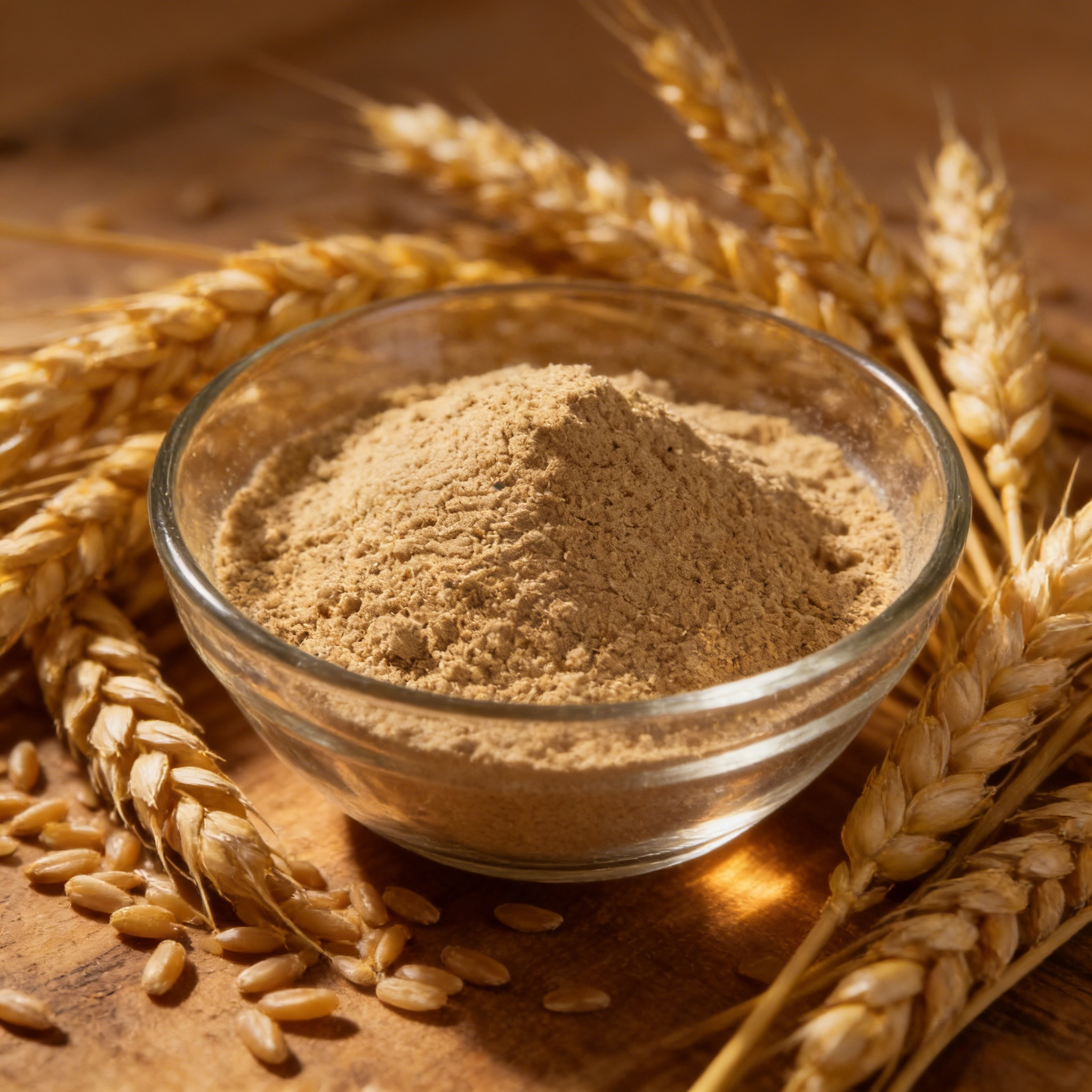 wheat fiber powder