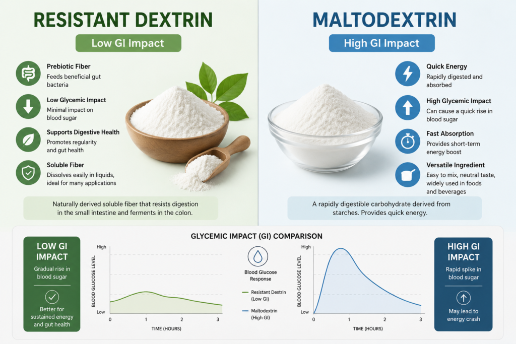 Resistant Dextrin vs Maltodextrin: Key Differences Explained?